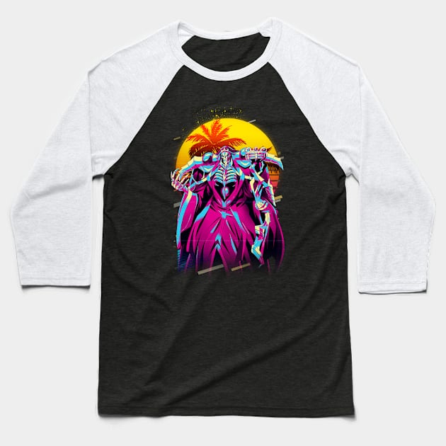 Ainz's Undying Power Unleash Your Inner Overlords with Our Apparel Baseball T-Shirt by A Cyborg Fairy